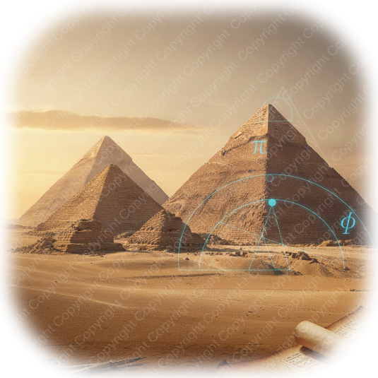 Documento sulle misure dei lati piramidi di Giza